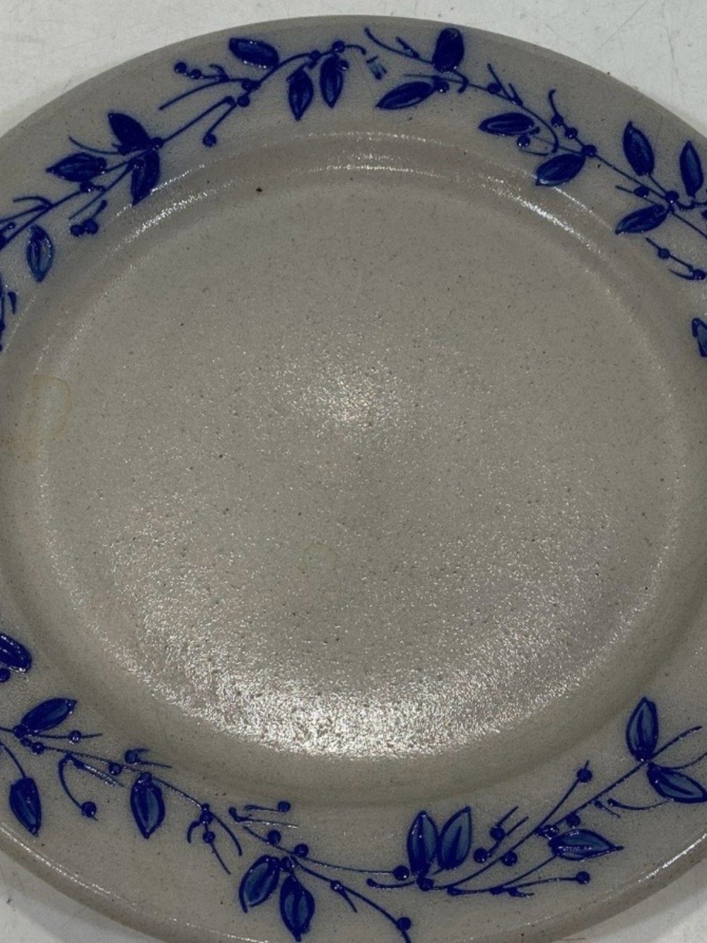 Salmon Falls Pottery Blueberry Vine 10.5” Plate